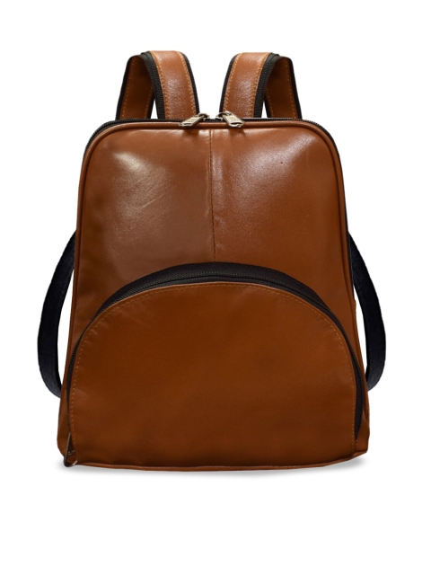 

ABYS Women Tan Solid Backpack