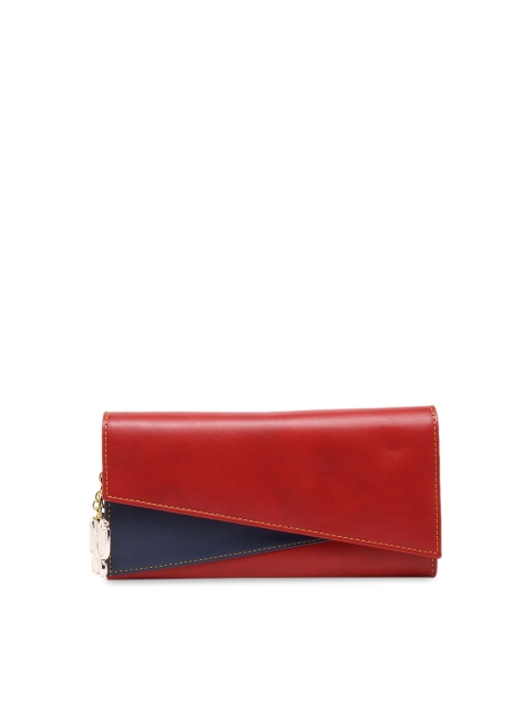 

Butterflies Women Red & Blue Colourblocked Two Fold Wallet