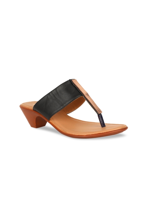 

Bata Women Black Solid Block Heels