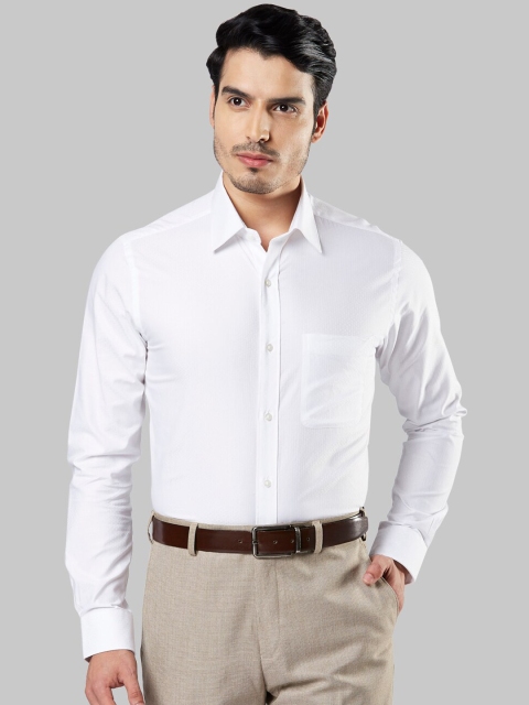 

Raymond Men White Slim Fit Solid Formal Shirt