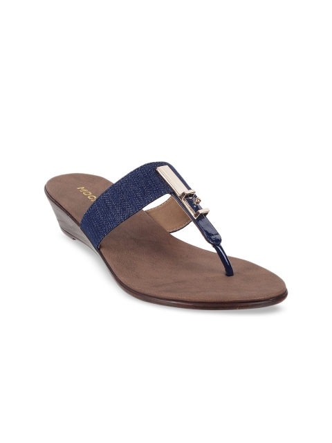 

Mochi Women Blue Solid Sandals