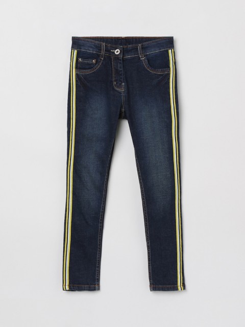 

max Girls Blue Regular Fit Mid-Rise Clean Look Stretchable Jeans
