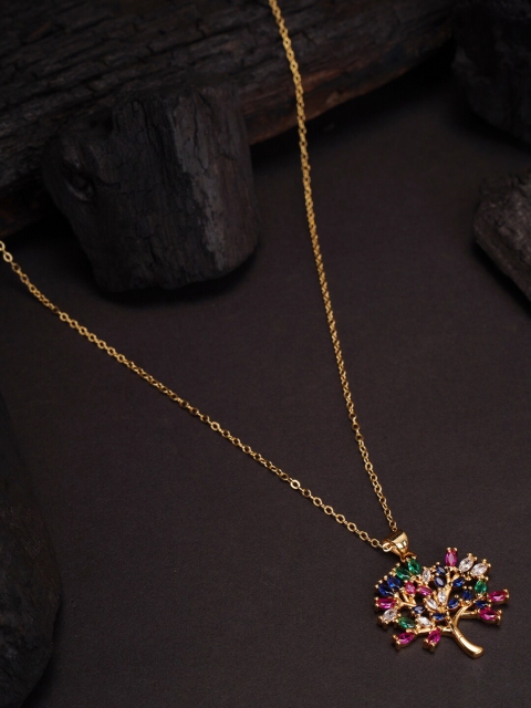 

elle Gold-Plated Handcrafted Necklace
