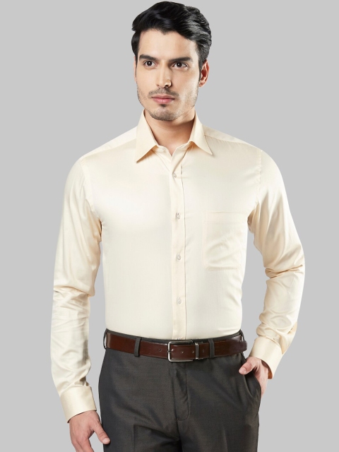 

Raymond Men Yellow Slim Fit Solid Formal Shirt