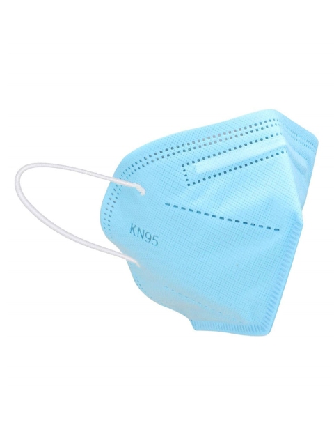 

OOMPH Unisex Blue Solid 5-Ply Reusable N95 Mask
