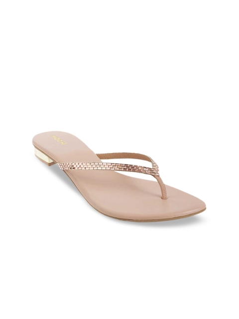 

Mochi Women Gold-Toned Embellished Heels