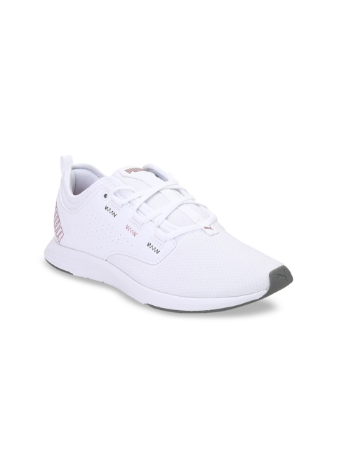

Puma Women White Mesh Training or Gym Shoes