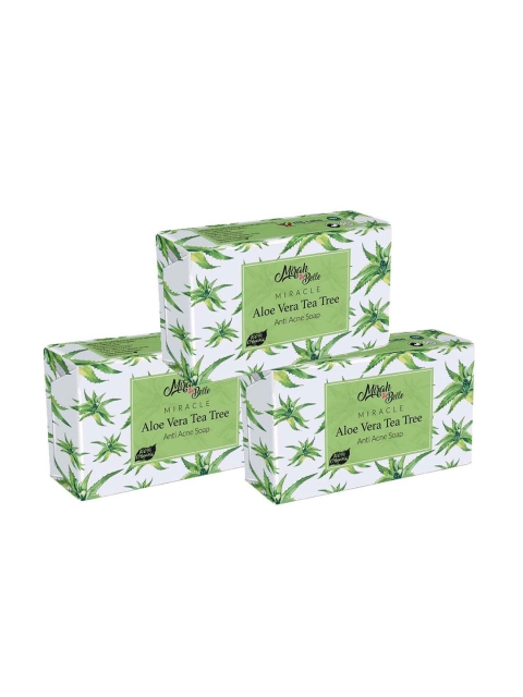

Mirah Belle Unisex Pack Of 3 Anti Acne Soap 225 g, Green