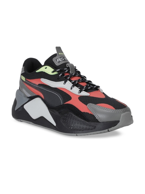 

Puma Kids Black Mesh Training or Gym Shoes