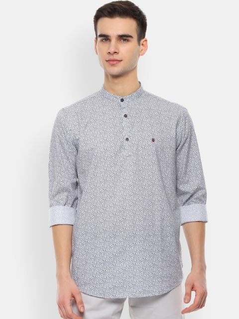 

Louis Philippe Sport Men Grey Slim Fit Floral Printed Casual Shirt