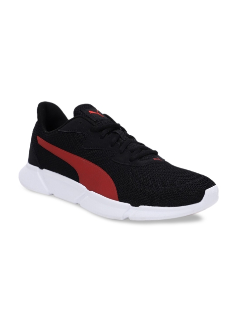 

Puma Unisex Black Mesh INTERFLEX Running Shoes