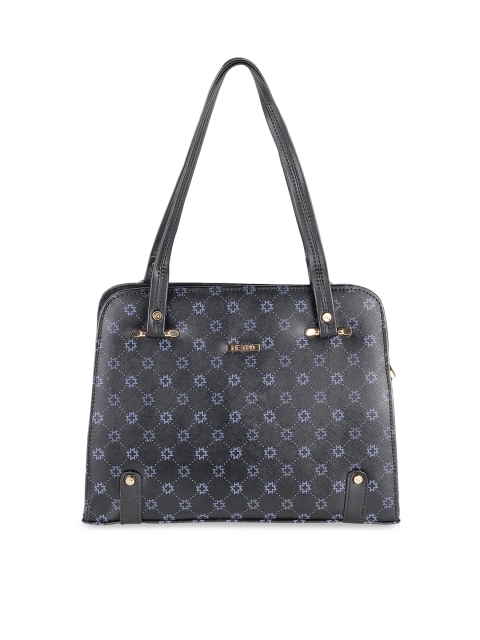 

Metro Black Printed Shoulder Bag