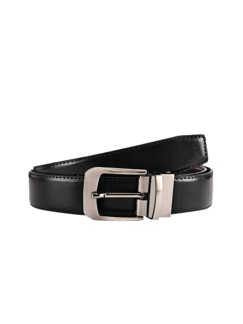 

BuckleUp Men Black & Brown Solid Belt