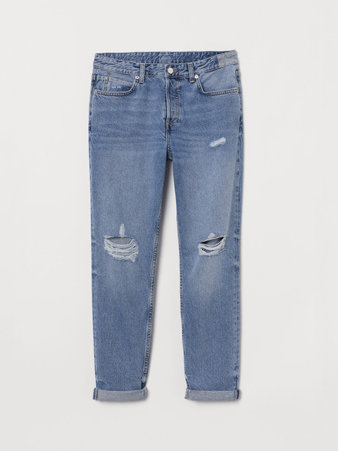 

H&M Women Blue Boyfriend Low Jeans
