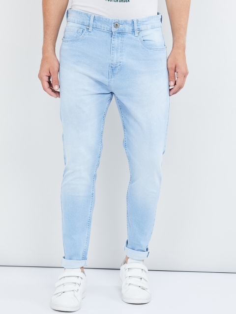

max Men Blue Skinny Fit Mid-Rise Clean Look Stretchable Jeans