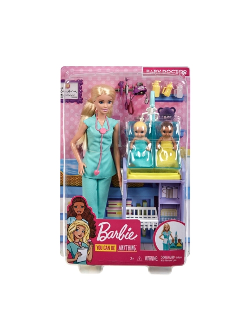 

Barbie Kids Sea-Green & Purple Career Baby Doctor Playset