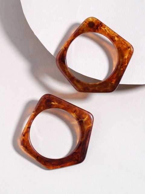 

Tistabene Brown Geometric Drop Earrings