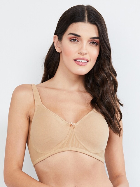 

max Beige Solid Non-Wired Non Padded T-shirt Bra WIN19SCB07SKIN