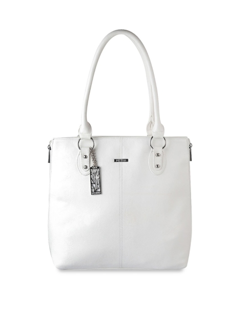 

Metro White Solid Shoulder Bag