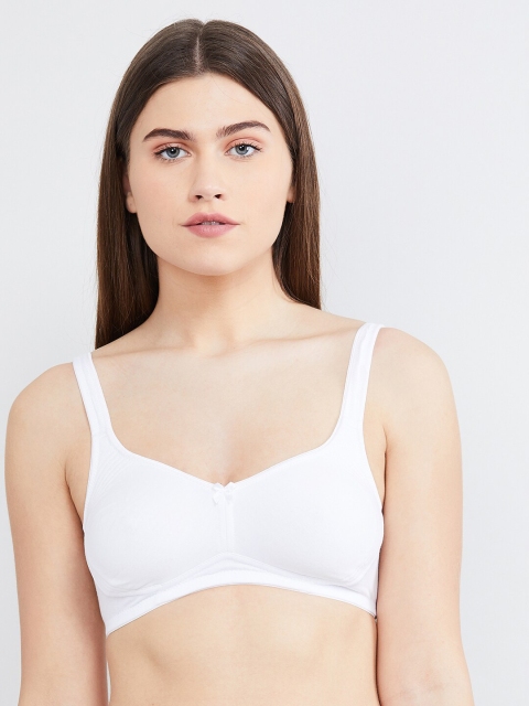

max White Solid Non-Wired Non Padded T-shirt Bra SP20SCB08WHITE