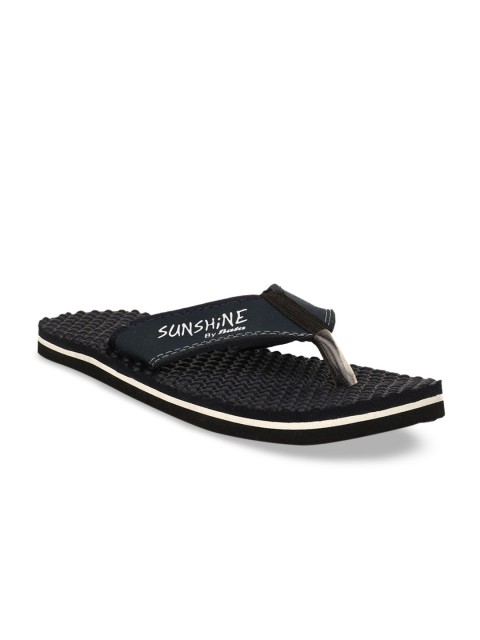 

Bata Men Navy Blue Solid Thong Flip-Flops