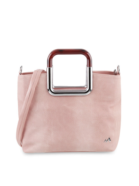 

Metro Peach-Coloured Textured Sling Bag