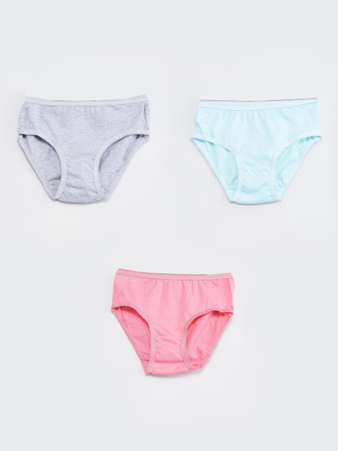 

max Girls Pack Of 3 Assorted Basic Briefs S19CIN13MULTI