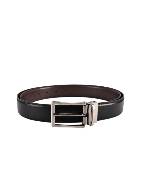 

BuckleUp Men Black & Brown Solid Belt