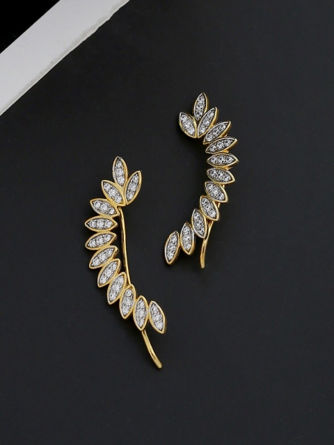 

Tistabene Gold-Plated & White Floral Ear Cuffs