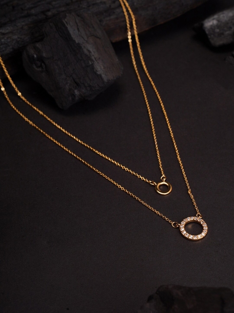 

elle Gold-Plated Handcrafted Necklace