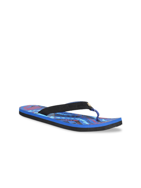 

Bata Women Blue Printed Thong Flip-Flops