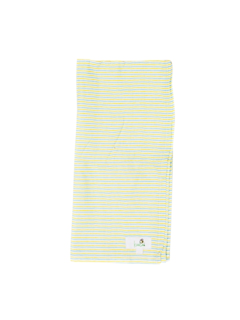 

Keebee Kids Off-White & Yellow Striped Organic Cotton 150 GSM Bath Towel