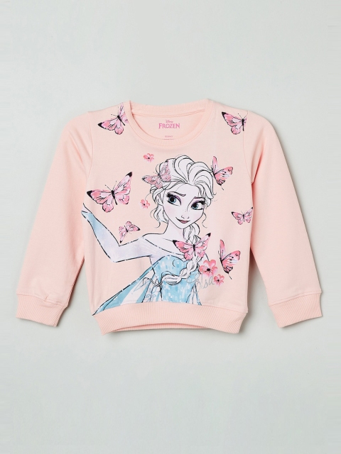 

max Girls Pink Printed Top