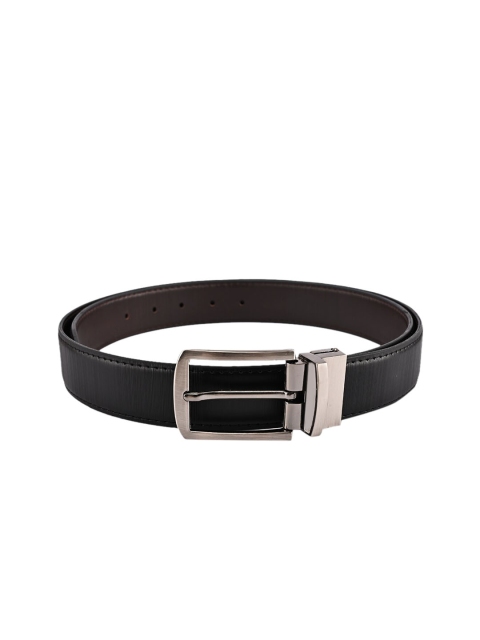 

BuckleUp Men Black & Brown Solid Belt