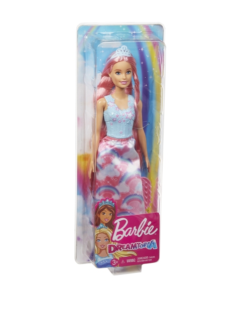 Barbie Kids Blue & Pink Long Hair Play Princess Doll