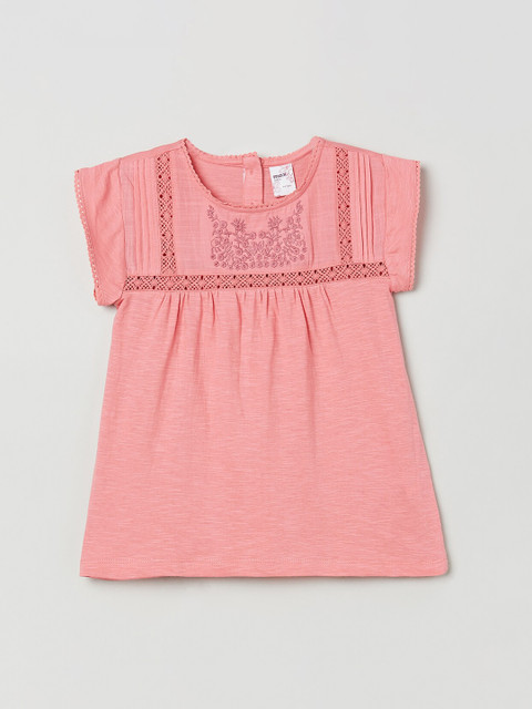 

max Girls Pink Printed A-Line Top