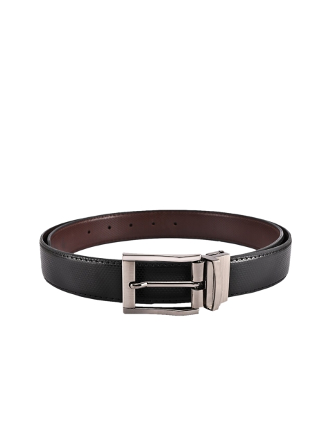 

BuckleUp Men Black & Brown Solid Belt