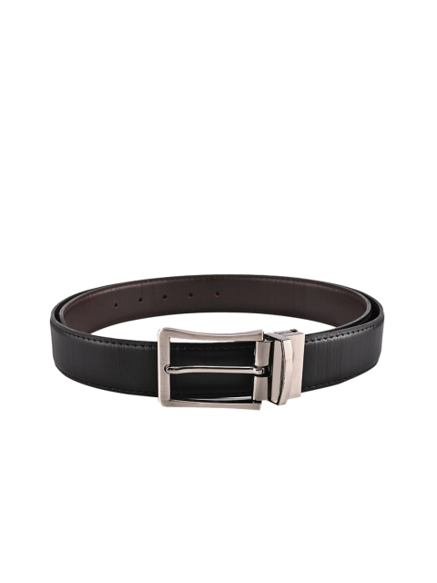 

BuckleUp Men Black & Brown Solid Belt