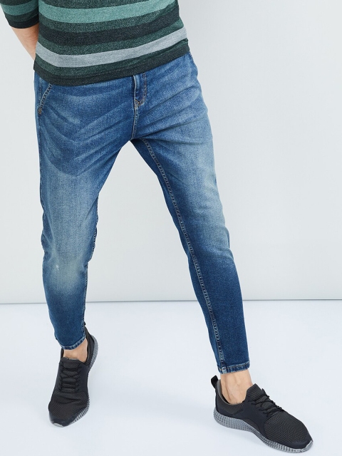 

max Men Blue Slim Fit Mid-Rise Clean Look Stretchable Jeans
