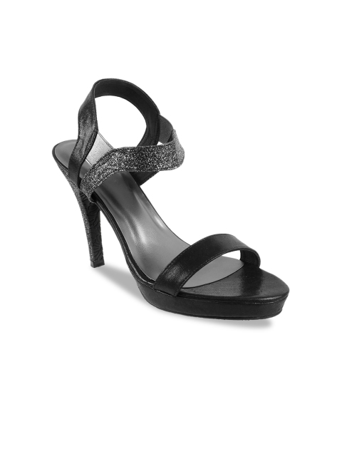 

Metro Women Black Solid Slim Heels