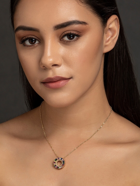 

elle Gold-Plated Handcrafted Necklace