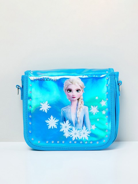 

max Blue Printed Sling Bag