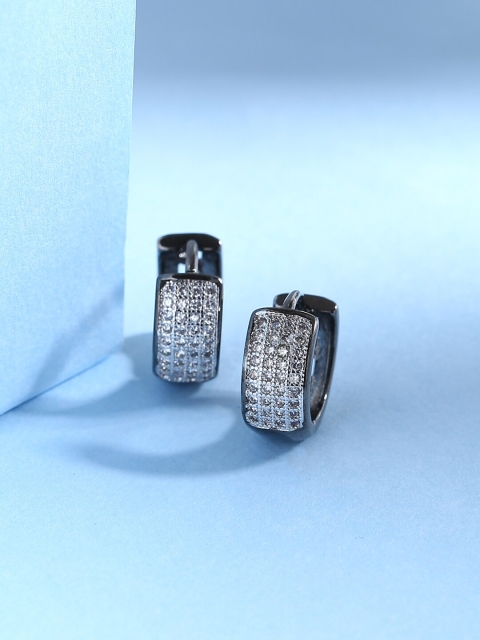 

Tistabene Silver-Toned Classic Drop Earrings