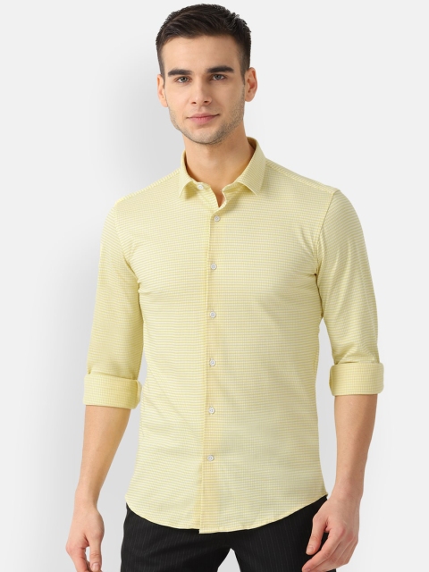 

Louis Philippe Sport Men Yellow Slim Fit Printed Casual Shirt