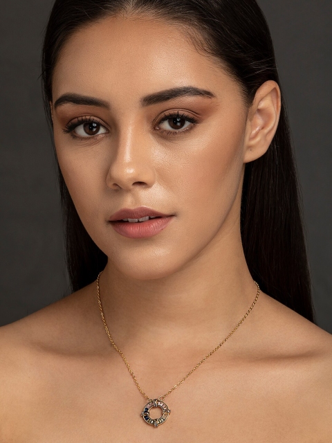 

elle Gold-Plated Handcrafted Necklace