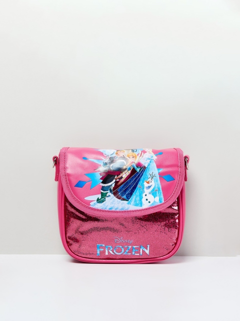 

max Pink & Blue Frozen Printed Sling Bag