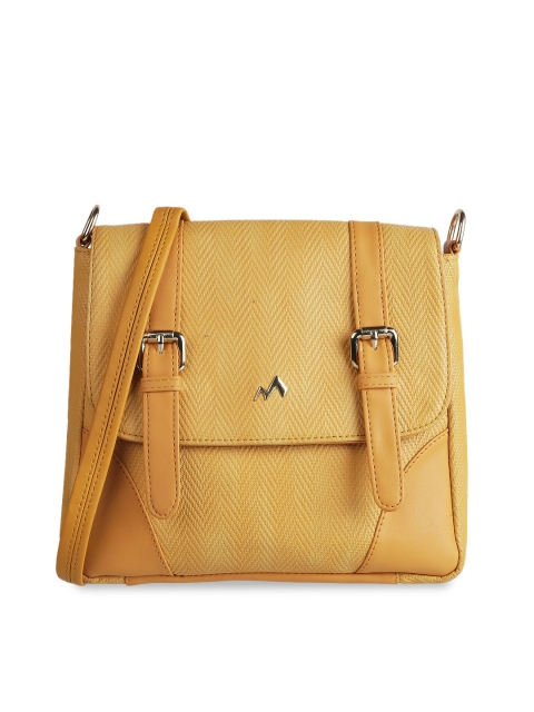 

Metro Yellow Solid Sling Bag