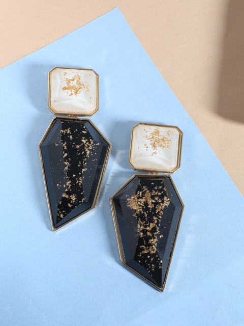 

Tistabene Black & White Contemporary Drop Earrings