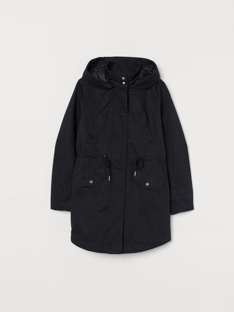 

H&M+ Women Black Padded Parka