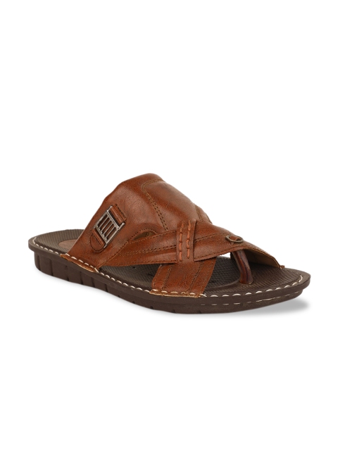 

Bata Men Brown Comfort Sandals